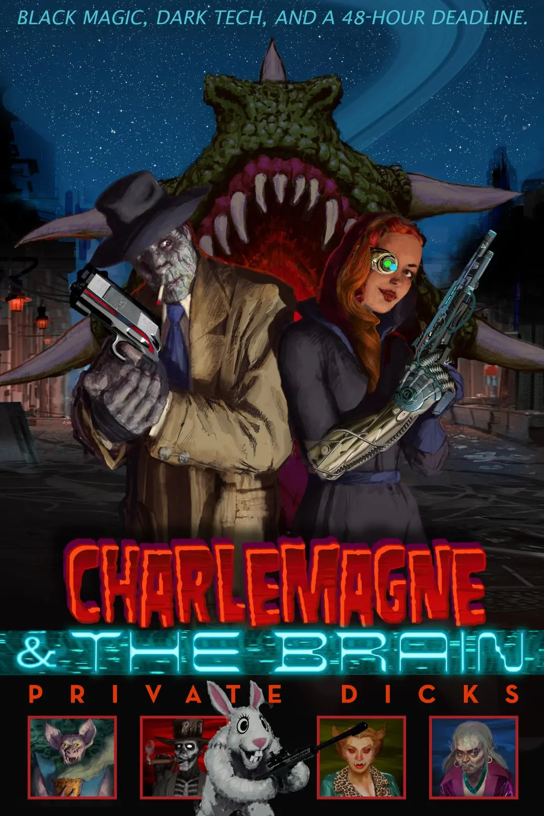 Charlemagne and the Brain: Private Dicks_peliplat