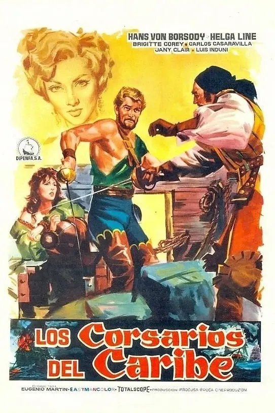 Los corsarios del Caribe_peliplat