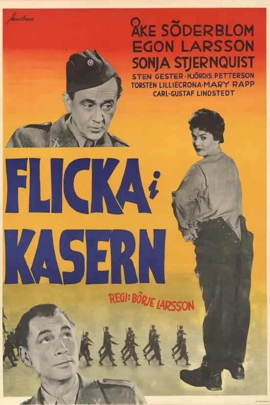 Flicka i kasern_peliplat