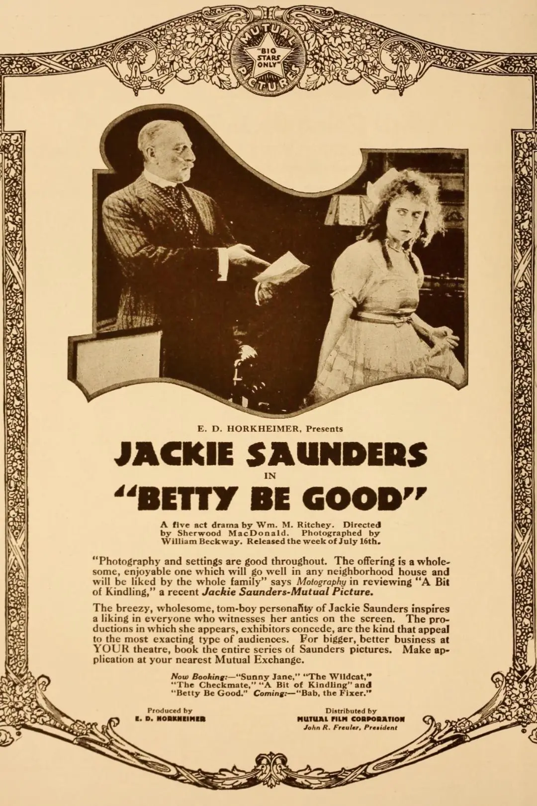 Betty Be Good_peliplat