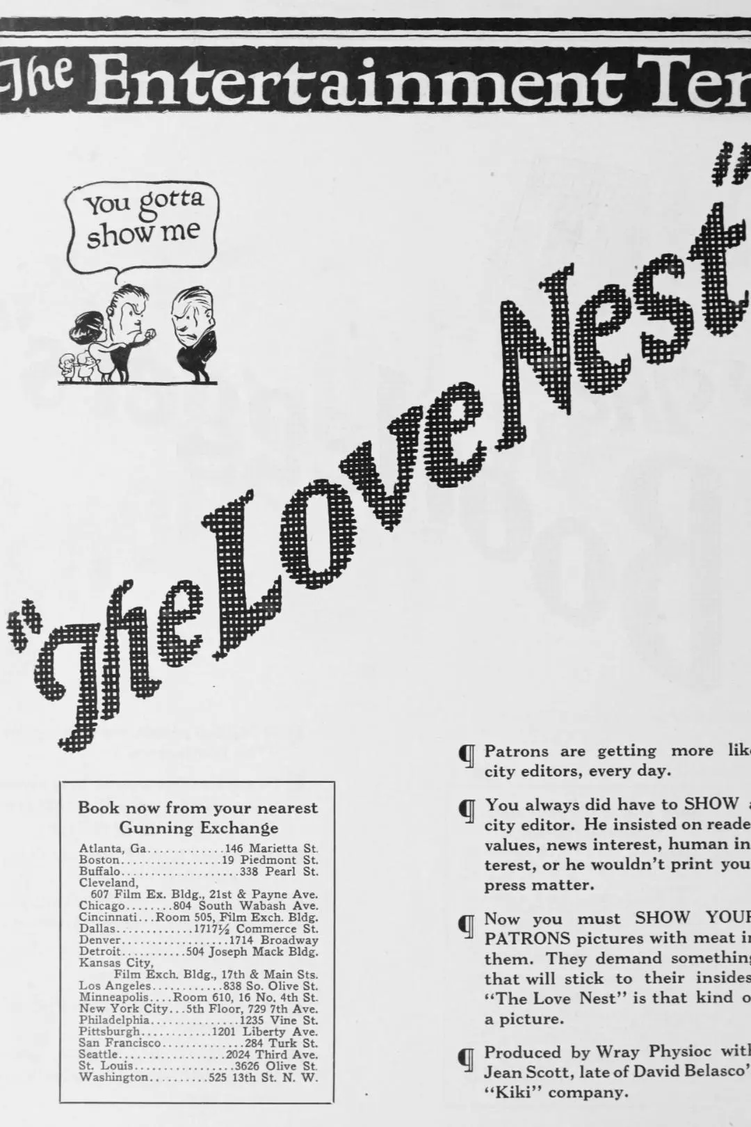 The Love Nest_peliplat