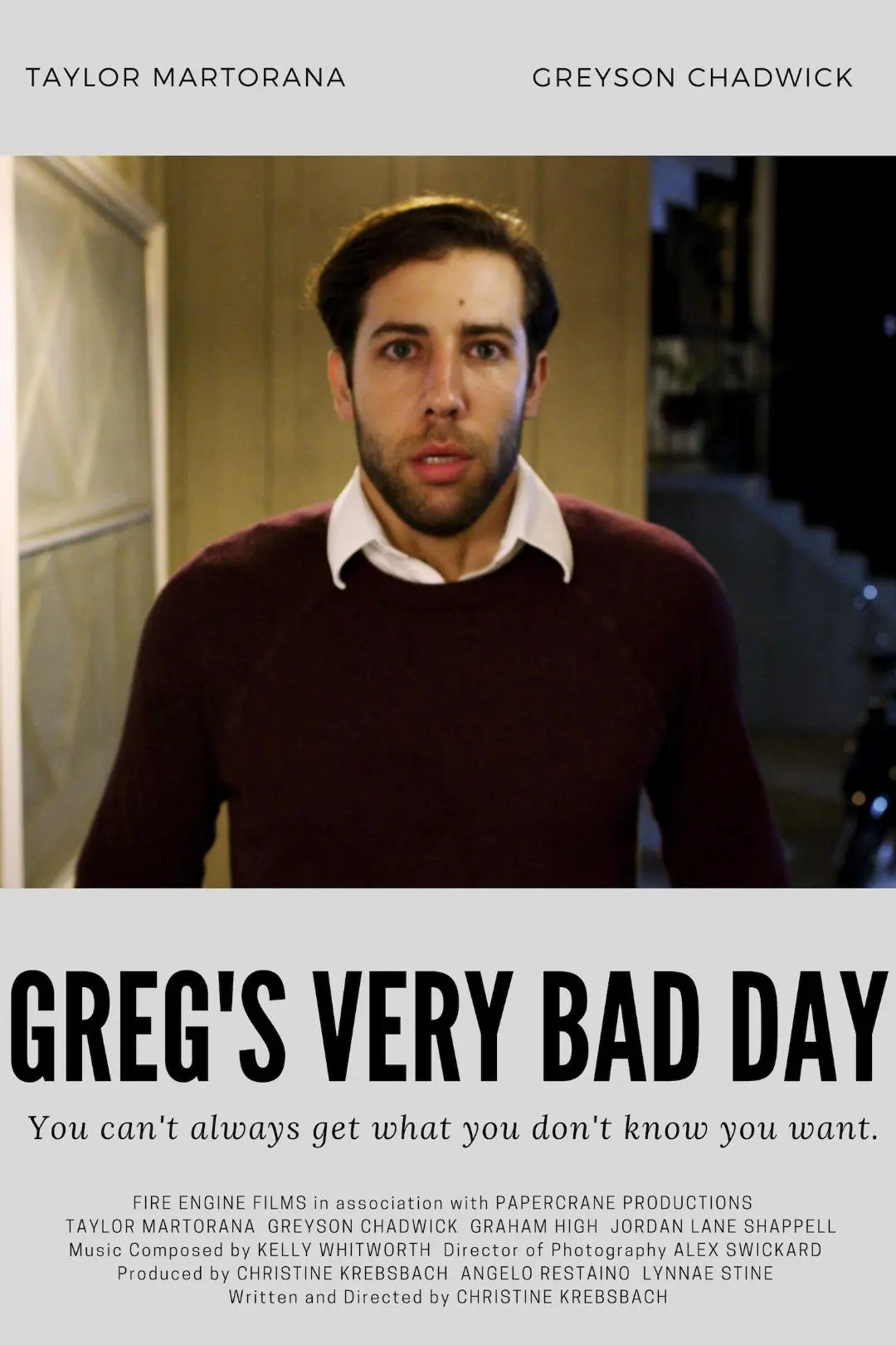 Greg's Very Bad Day_peliplat