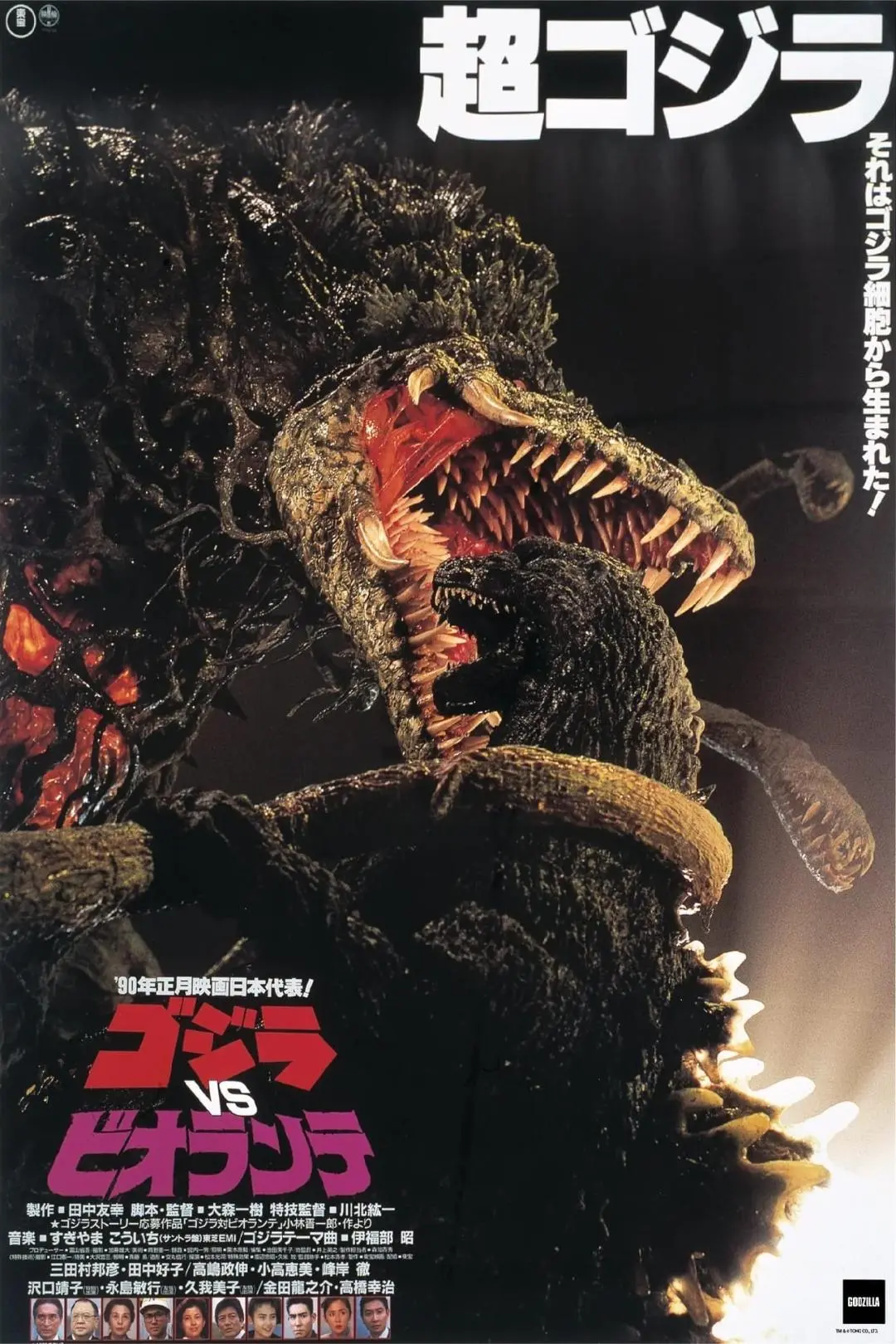 Godzilla contra Biollante_peliplat