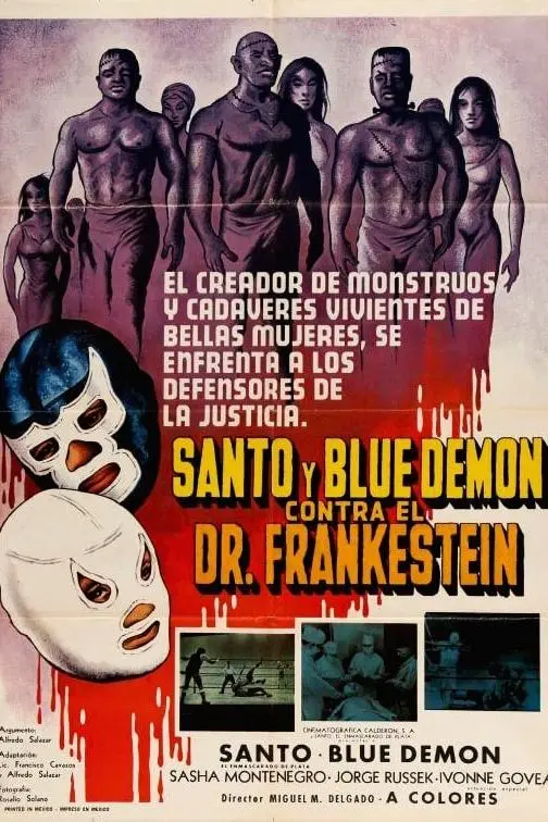 Santo y Blue Demon contra el doctor Frankenstein_peliplat