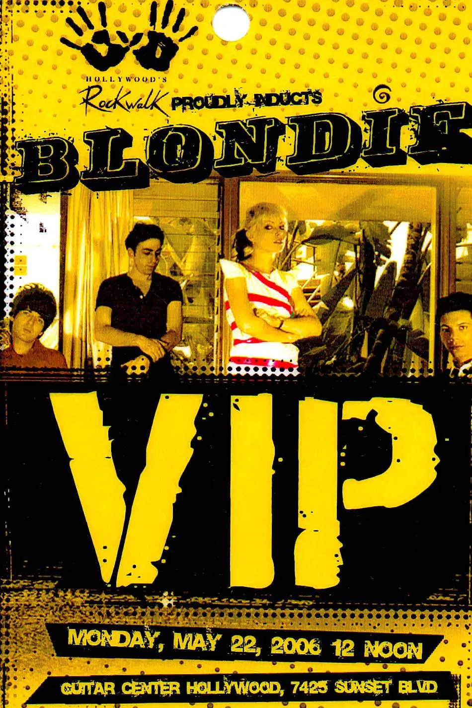 Blondie: RockWalk Induction_peliplat