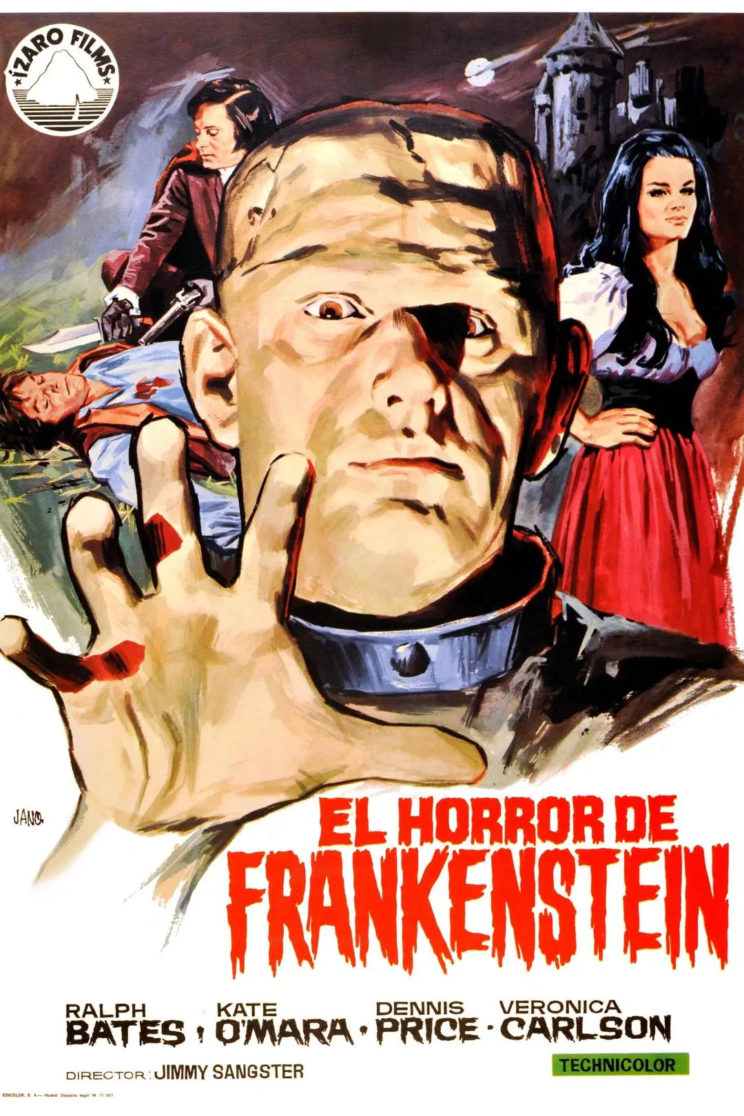 El horror de Frankenstein_peliplat