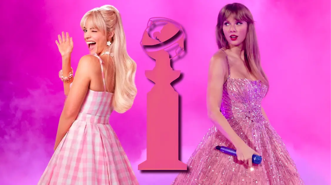 Los Pink Globes: Barbie y Taylor Swift para “Logro cinematográfico y de taquilla”_peliplat