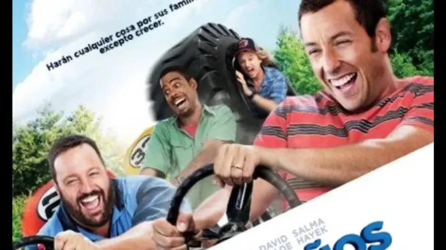 Resumen claro de son como niños 2, Grown Ups 2, (conocida como Niños grandes 2 en España y Son como niños 2 en Hispanoam_peliplat