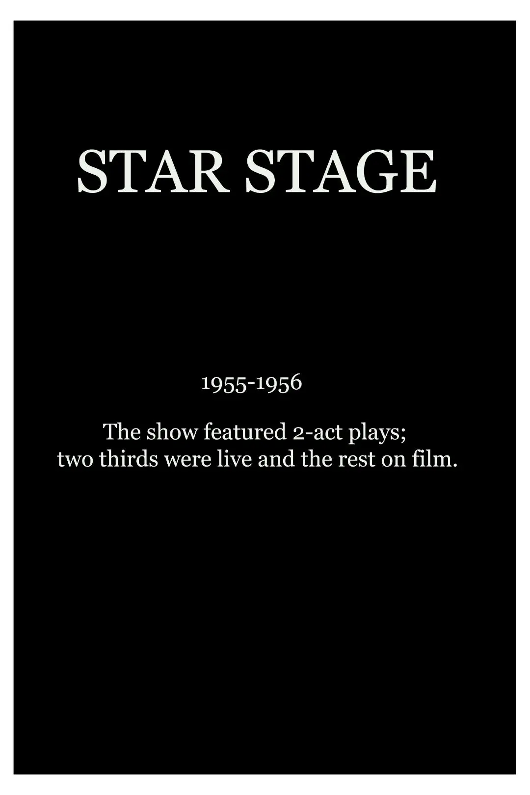 Star Stage_peliplat