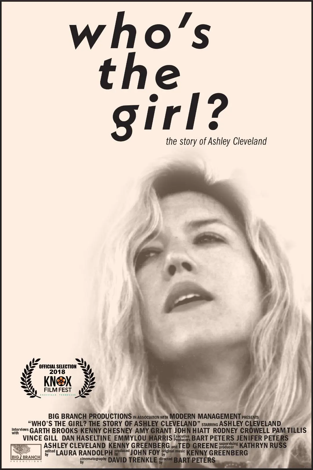 Who's the Girl? The Story of Ashley Cleveland_peliplat