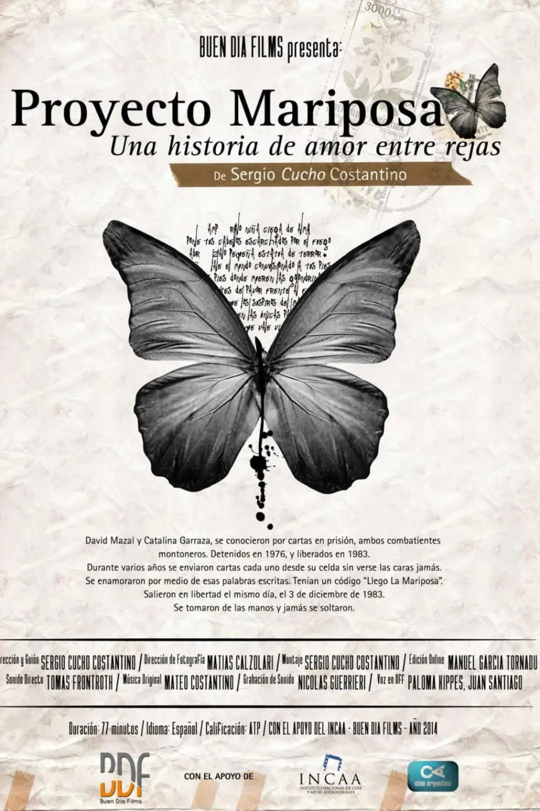 Proyecto Mariposa. Una historia de amor entre rejas_peliplat