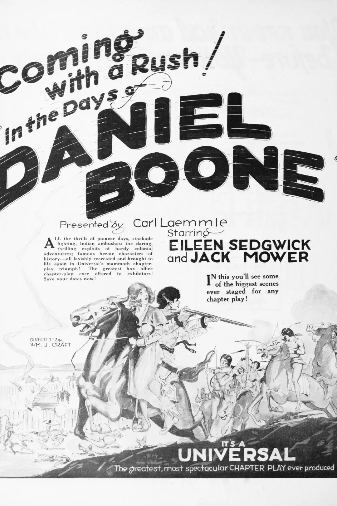 In the Days of Daniel Boone_peliplat