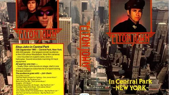 Elton John in Central Park New York_peliplat