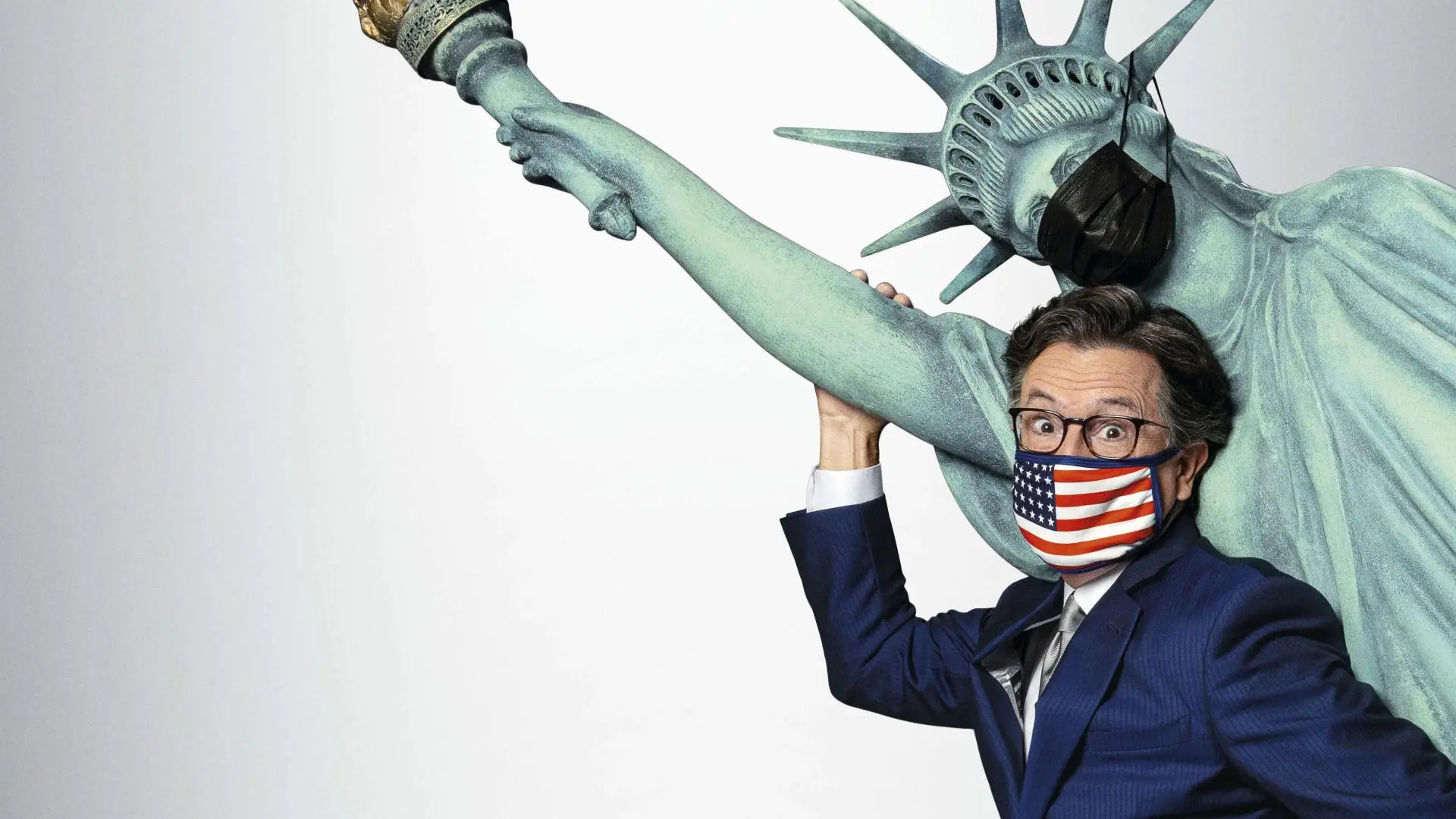 Stephen Colbert's Election Night 2020: Democracy's Last Stand: Building Back America Great Again Better 2020_peliplat