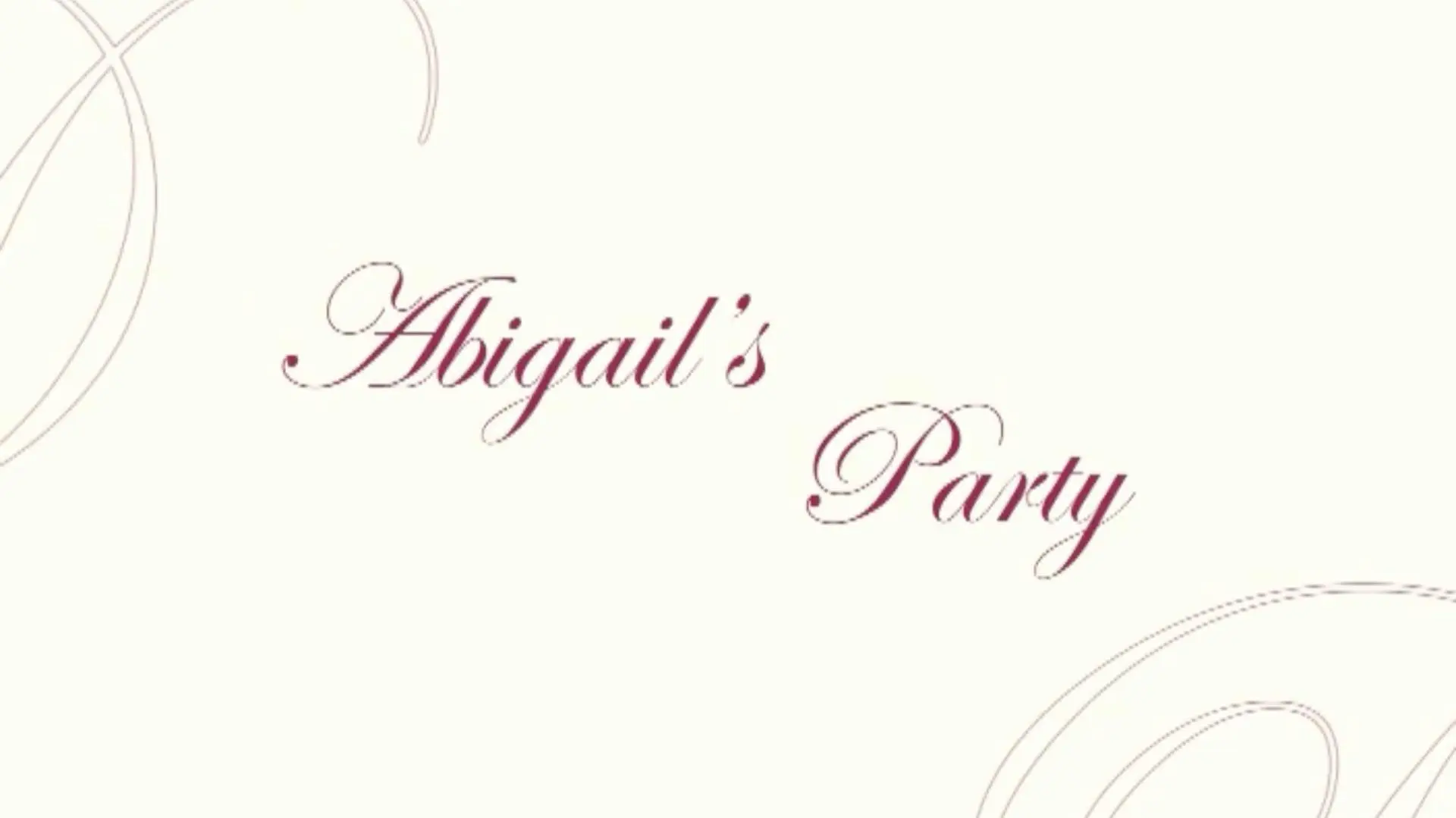 Abigail's Party_peliplat