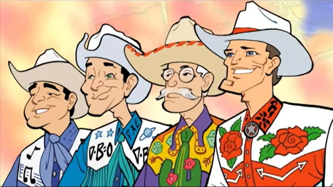 The Cartoon Cowboys: Spirit of the Alamo_peliplat