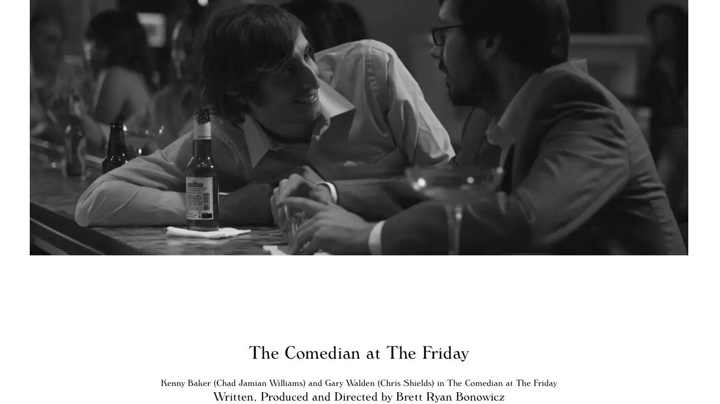 The Comedian at the Friday_peliplat