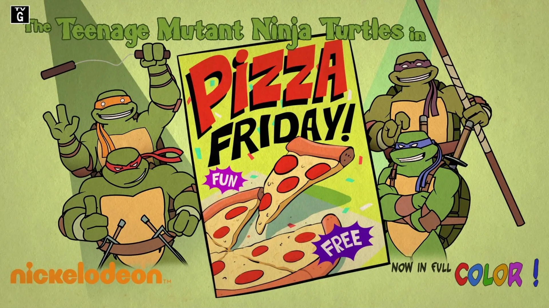 Teenage Mutant Ninja Turtles in Pizza Friday!_peliplat