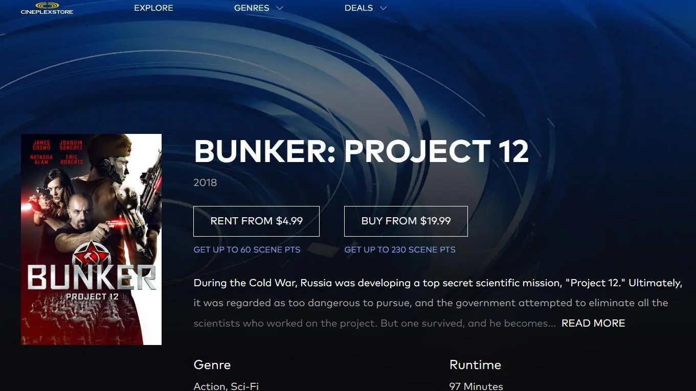 Bunker: Project 12_peliplat