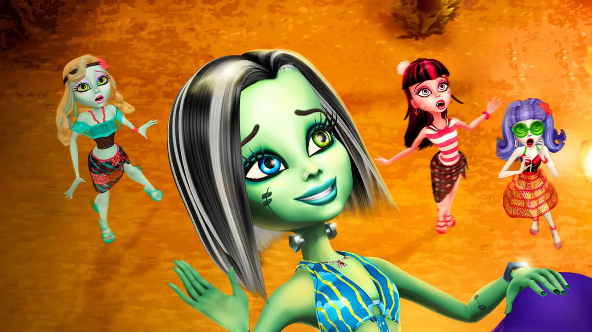 Monster High: Espantada de isla calavera_peliplat