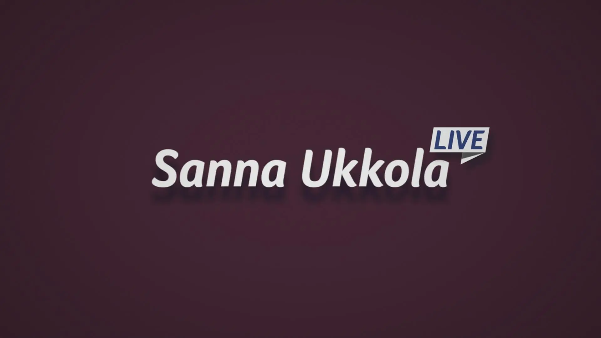 Sanna Ukkola Live_peliplat