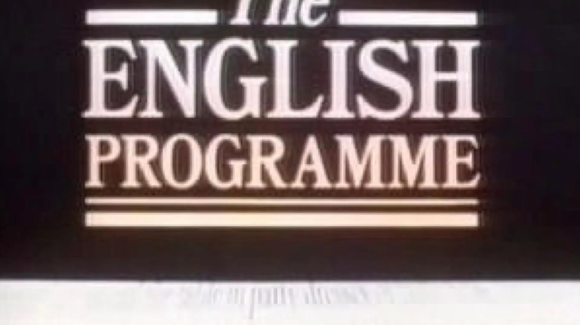 The English Programme_peliplat
