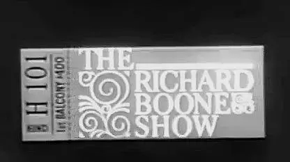 The Richard Boone Show_peliplat