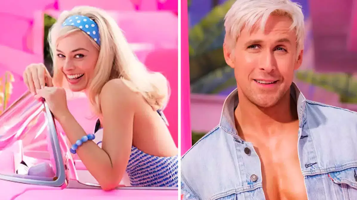 Margot Robbie and Ryan Gosling