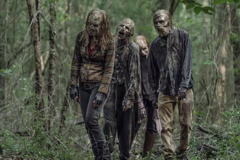 classic routines of zombie films