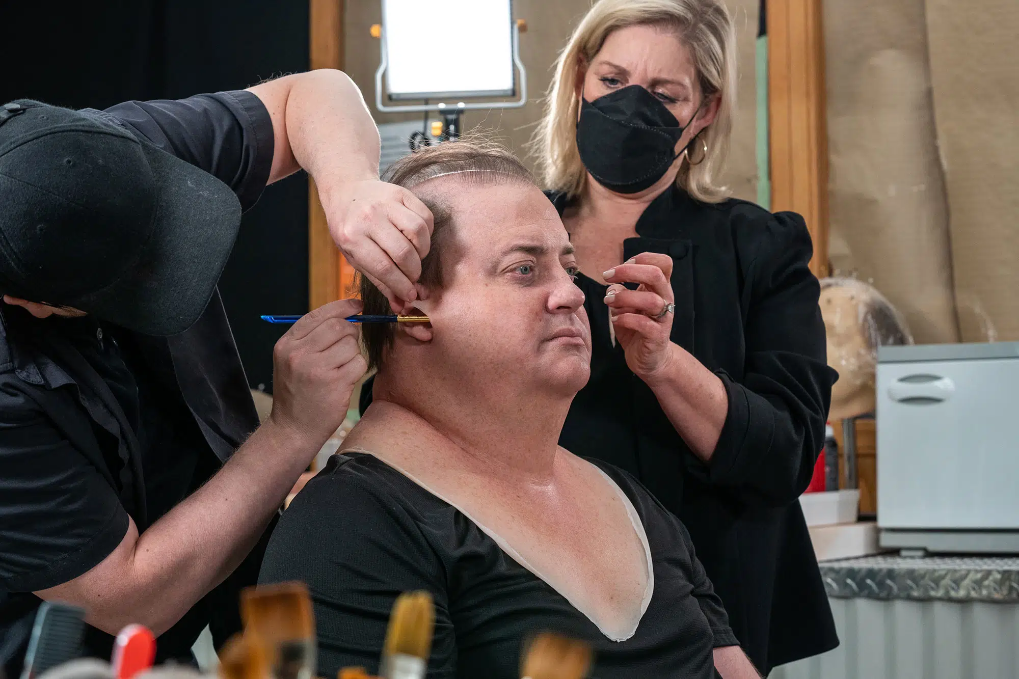 Watch Brendan Fraser transform into The Whale character in exclusive video  | EW.com