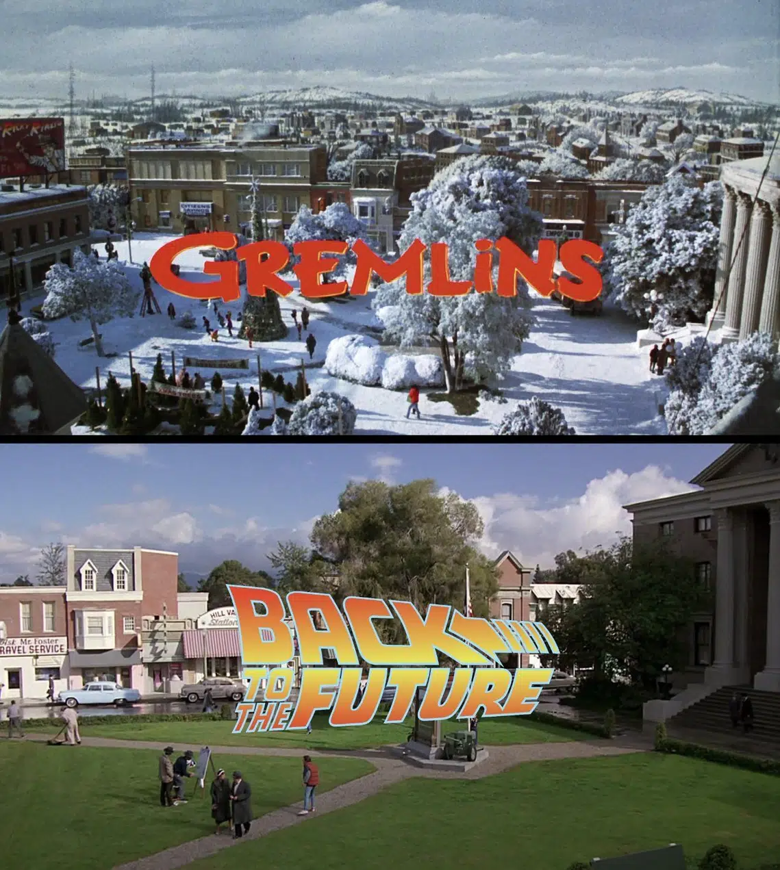Did you know? Gremlins (1984) and Back to the Future (1985) were shot on  the same set. : r/Damnthatsinteresting