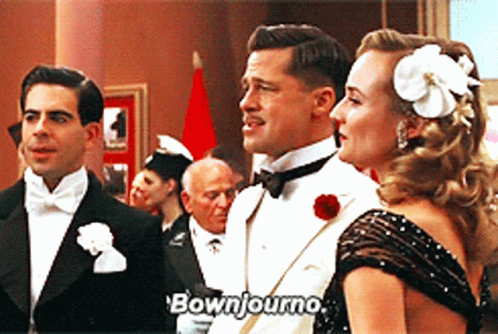 Bonjour Party GIF - Bonjour Party Inglourious Basterds - Descubre &  Comparte GIFs