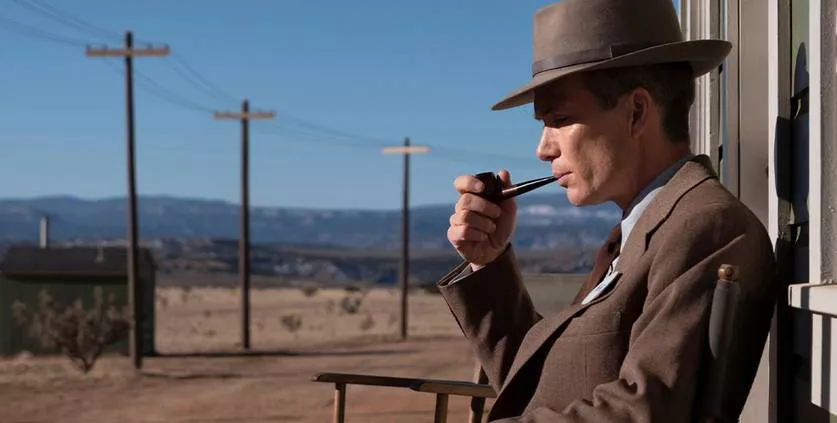 Oppenheimer em Los Alamos, em cena do filme (Reprodução)