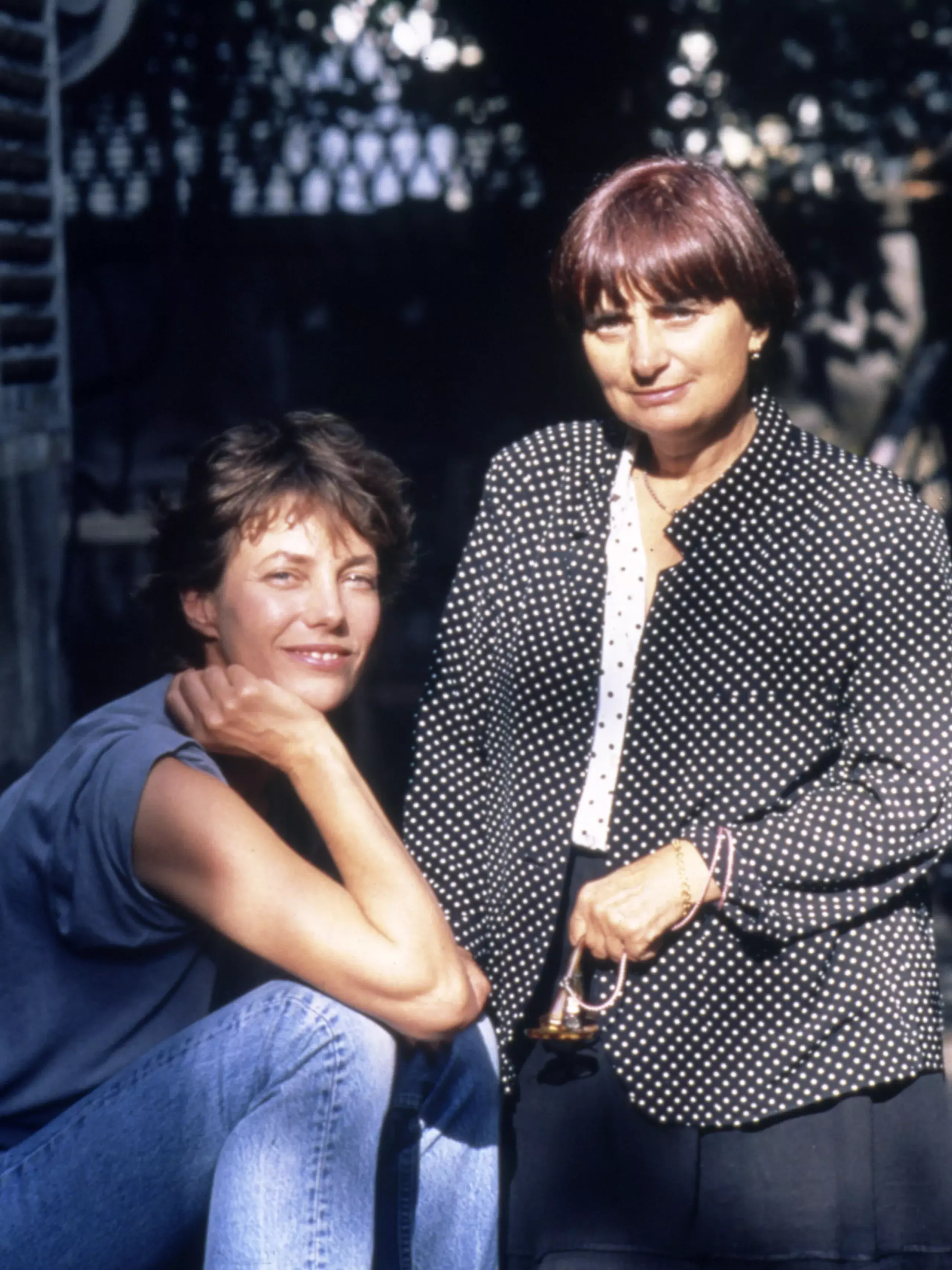 Jane Birkin and Agnes Varda