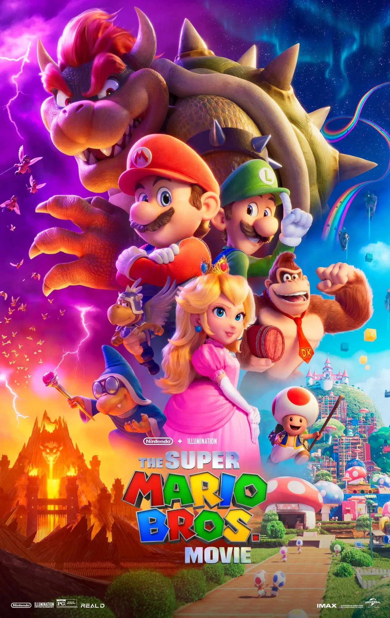 The Super Mario Bros. Movie Poster Features All of Our Favorite Mushroom Kingdom Characters - IGN