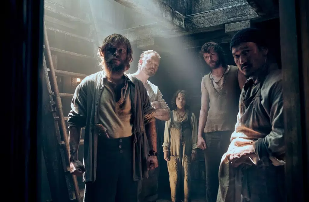 Alguns personagens novos foram acrescentados emDrácula: A Última Viagem do Demeter.(Imagem:Divulgação/DreamWorks)