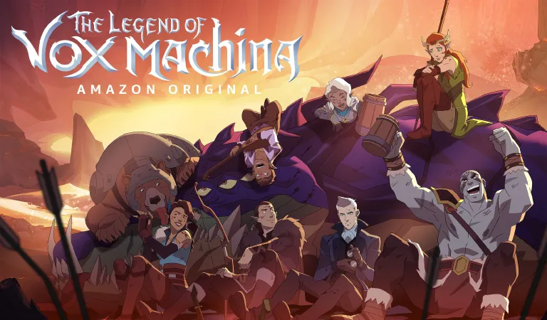 A poster for The Legend of Vox Machina.