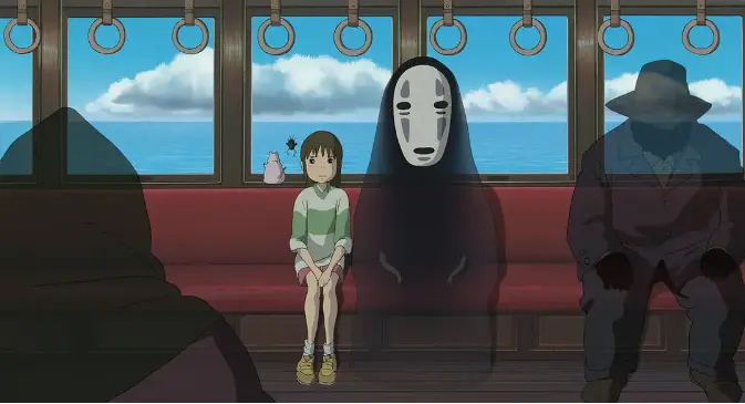 Sin Cara se va con Chihiro para encontrar a Zeniba.