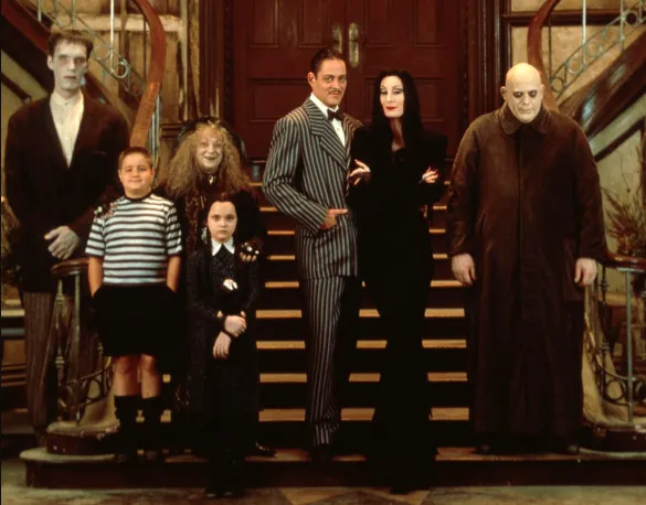 Not only is the family well-adjusted, it's also full of famous names like Anjelica Huston, Christopher Lloyd, and Christina Ricci.