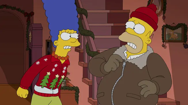 No Estaré En Casa Por Navidad - Los Simpson