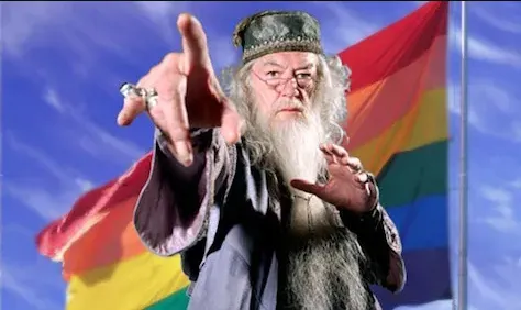 No estoy diciendo que Dumbledore debería haber sido así... pero hubiera sido muy divertido.