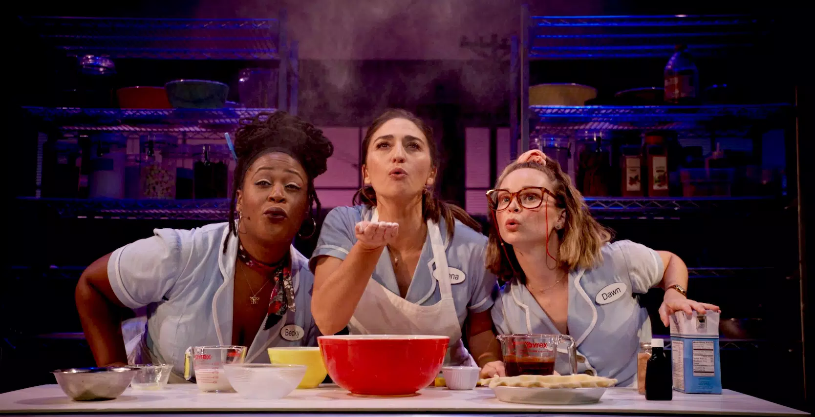 The recent Waitress musical, starring Sara Bareilles.