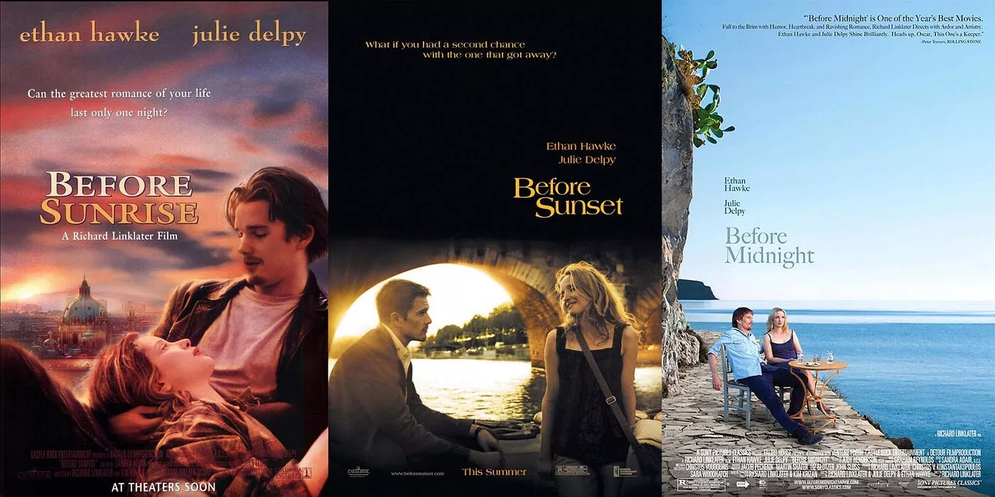 Reseña al paso: Trilogía Before Sunrise/Sunset/Midnight | by Sebastián |  Medium