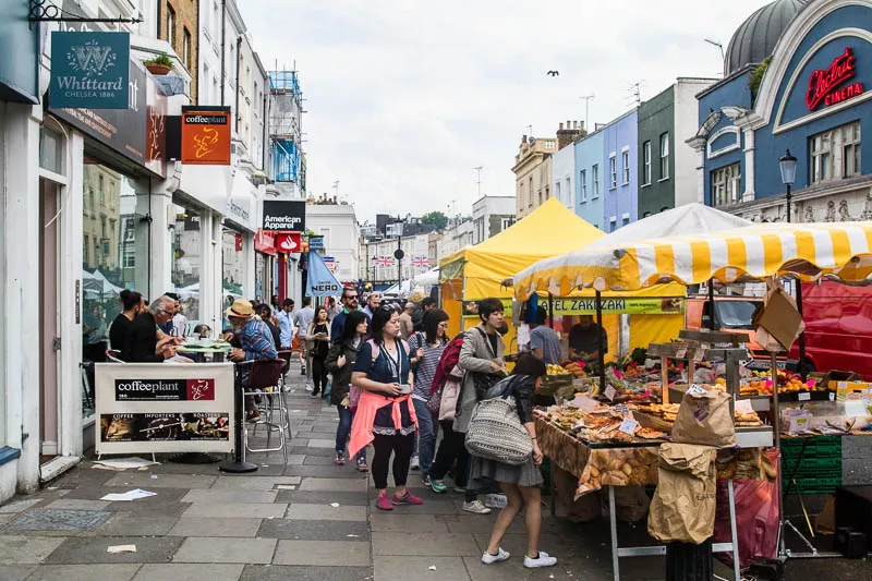 Portobello Road Market, Notting Hill - The City Lane