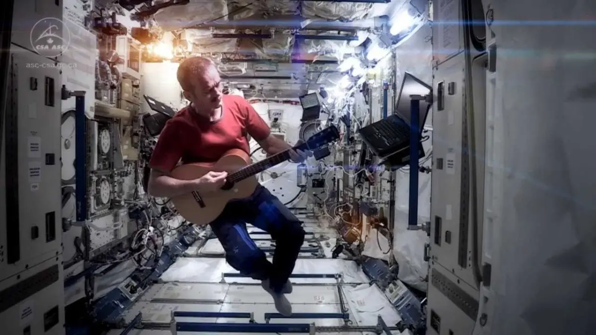 Astronaut Chris Hadfield Performs David Bowie’s ‘Space Oddity’ Aboard ...