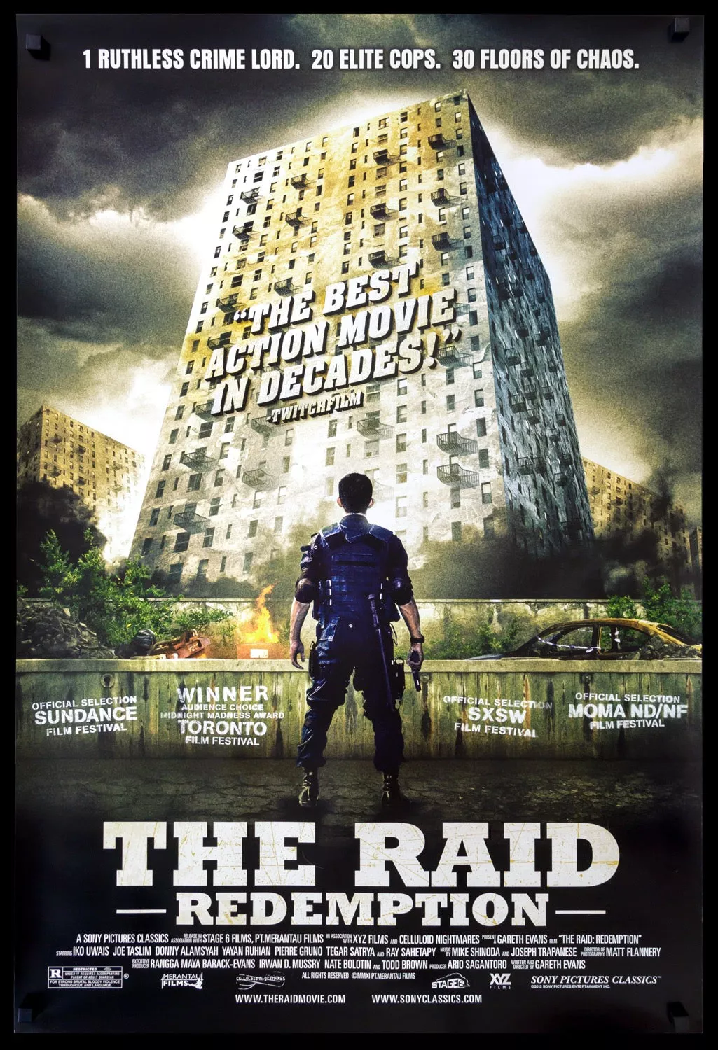 The Raid - Redemption (2011) Póster original de la película de una hoja -  Original Film Art - Vintage Movie Posters