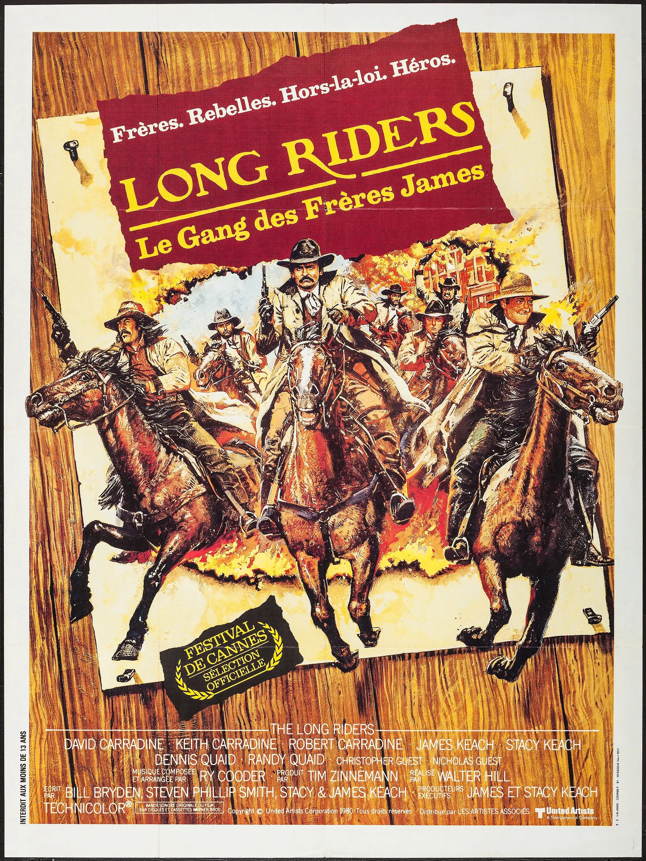 The Long Riders (United Artists, 1980). Folded, Very Fine+. French | Lot  #53257 | Heritage Auctions