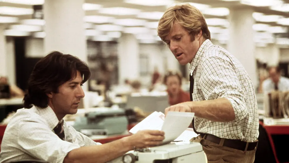 All the President's Men' Review: Robert Redford, Dustin Hoffman Star