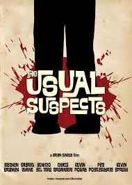 The Usual Suspects: Minimalist Movie Poster