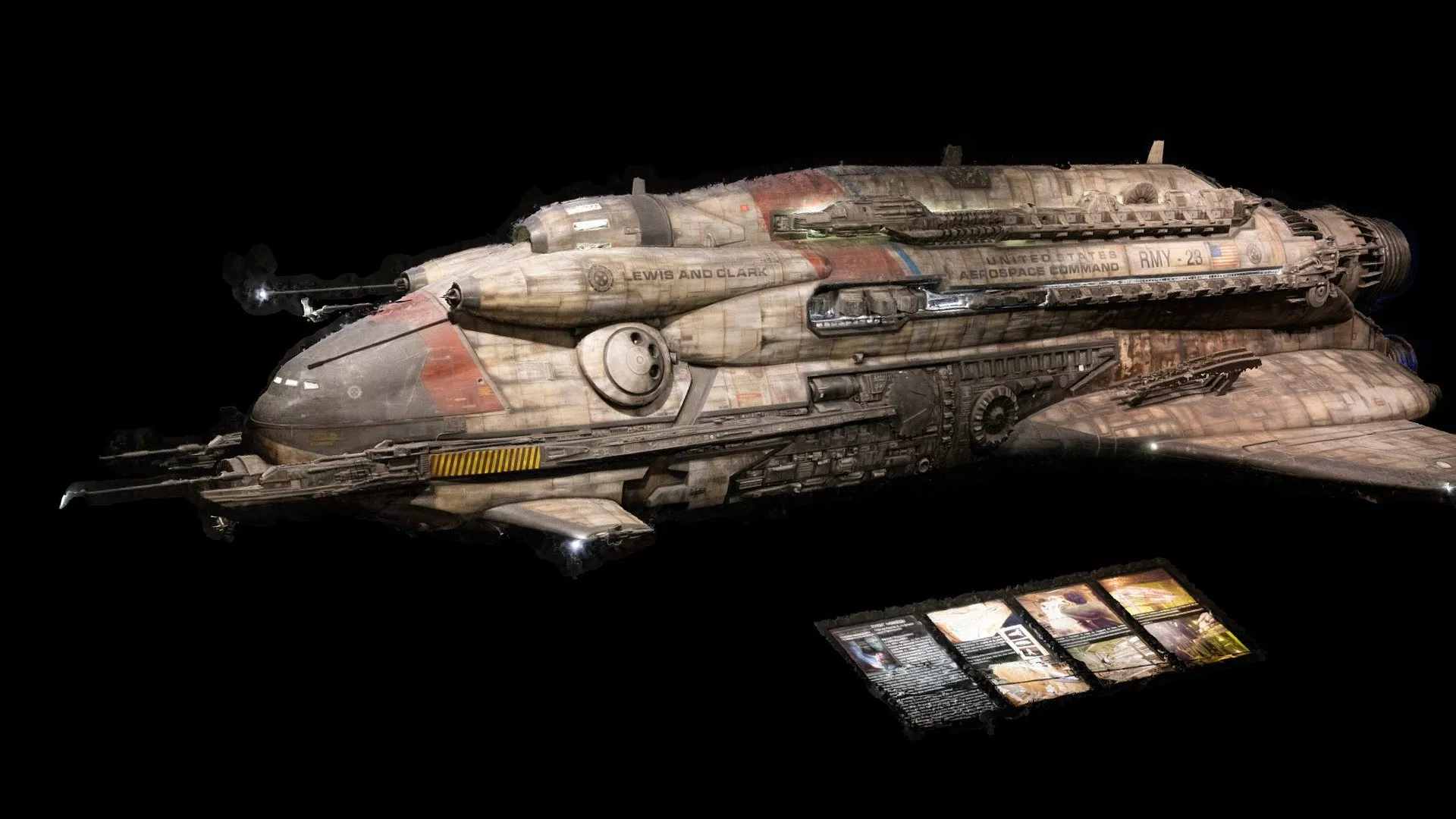 Event Horizon - hero model of the Lewis & Clark - 3D model by Benoît Rogez  [ac3de22] - Sketchfab